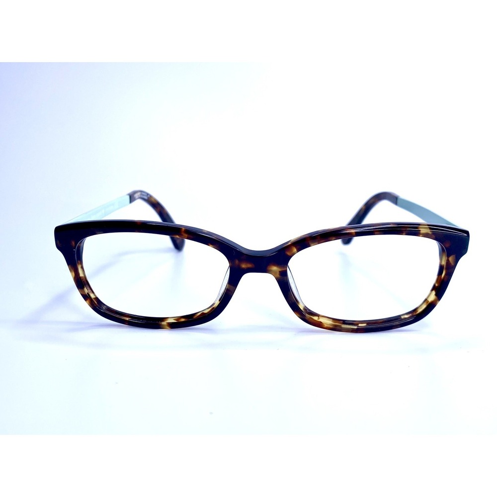 Kate Spade NY Tortoise Rectangular Glasses Teal Temple Jazmine 0X49 51 17 140